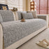 Chenille Herringbone Sofa Protector, Soft Non-Slip Couch Cover with Silicone Backing