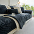 Luxury Plush Non-Slip Sofa Covers, Soft Fuzzy Embossed Sofa Topper & Seat Covers