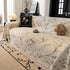 Large Floral Sofa Cover Throw Blanket, Plush Jacquard Non-Shedding Couch Cover for Pets