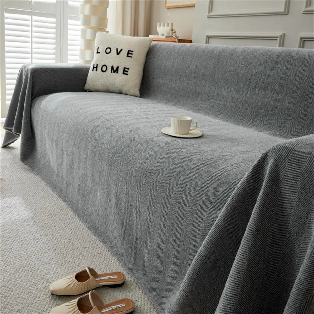 Durable Couch Cover for Pets Washable Cushion Couch Chenille Sofa Slipcover