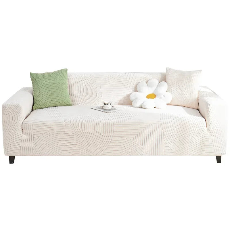 Cozy Stretchy Slipcover Elastic Sectional Sofa Covers Cushion Protector