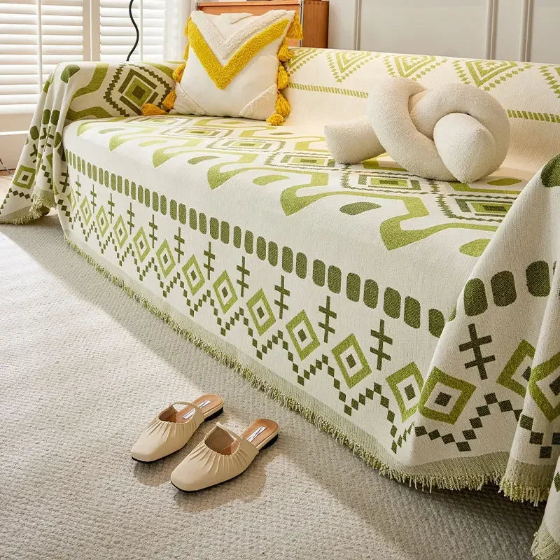 Chenille Sofa Blanket Sectional Sofa Cover Universal Anti-cat Scratch Sofa Slipcovers