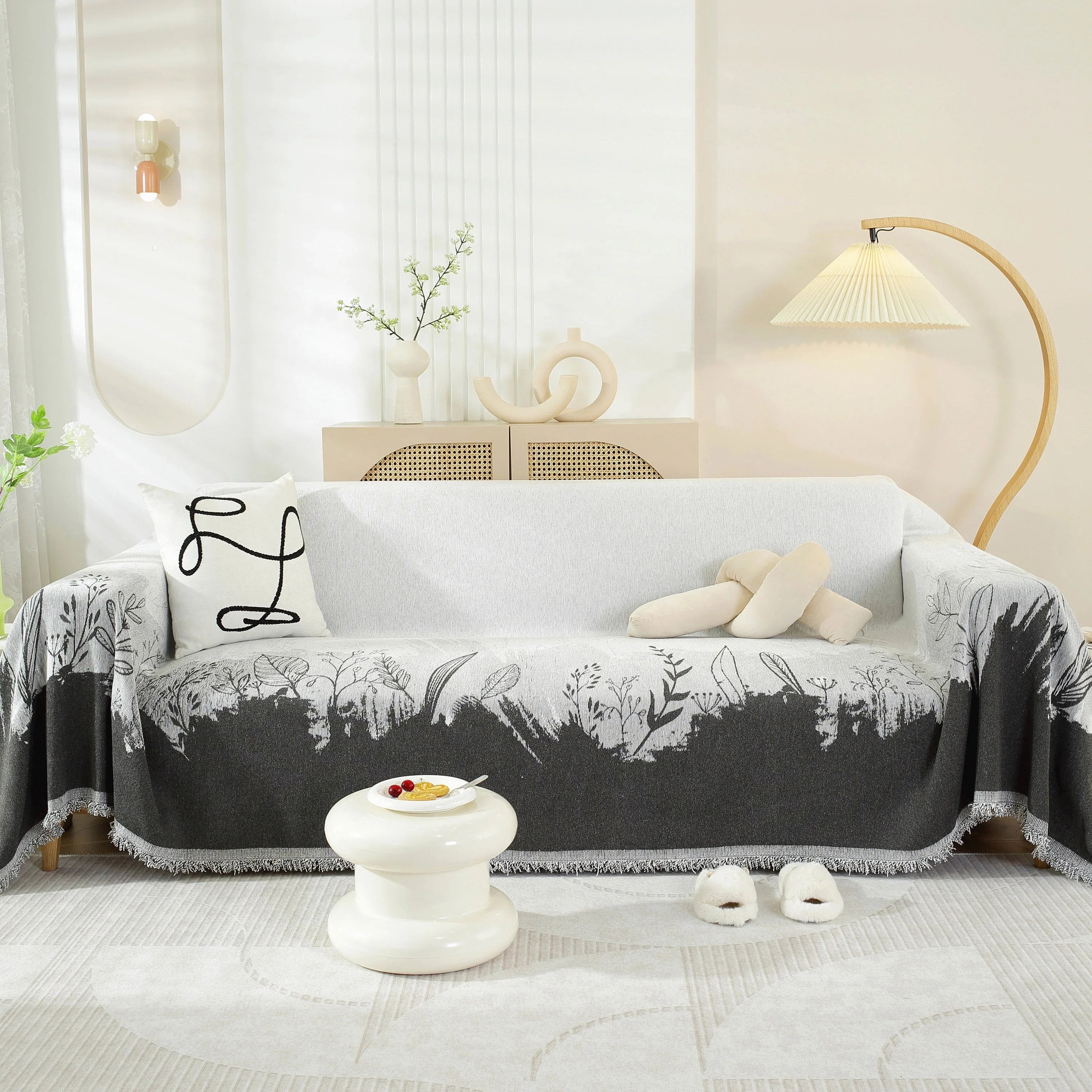 Sofa Cover Blanket for 1/2/3/4 Seat Couch Furniture Pet Protector Stylish Throws for Sectional Couch - TaroTextile