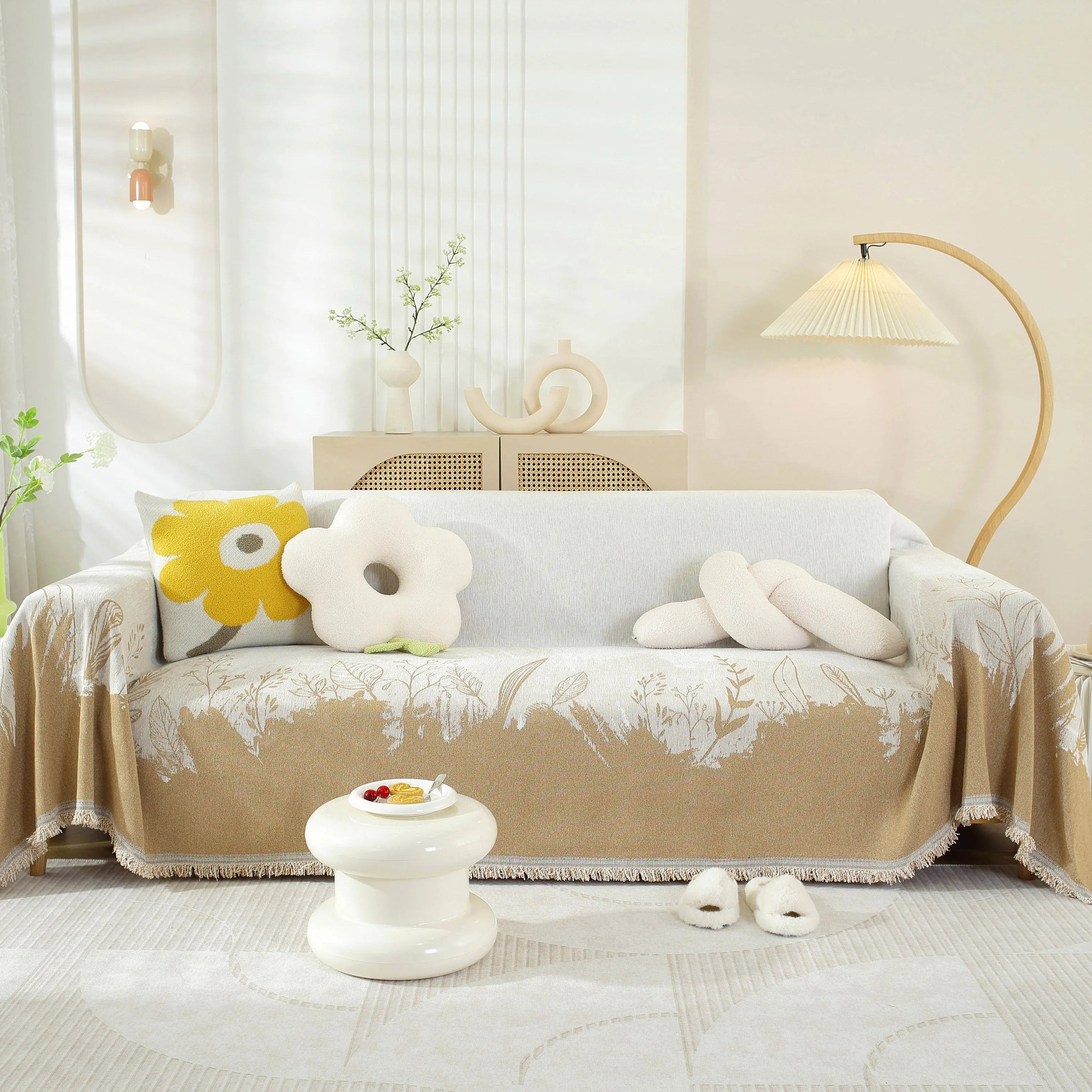 Sofa Cover Blanket for 1/2/3/4 Seat Couch Furniture Pet Protector Stylish Throws for Sectional Couch - TaroTextile