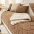 Sofa Seat Slipcovers Plush Jacquard Cushion Cover Sofa Protector - TaroTextile