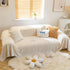 Soft Coral Plush Sofa Blanket Cozy Warm Throw Blanket Universal Slipcover - TaroTextile