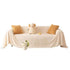 Soft Coral Plush Sofa Blanket Cozy Warm Throw Blanket Universal Slipcover - TaroTextile