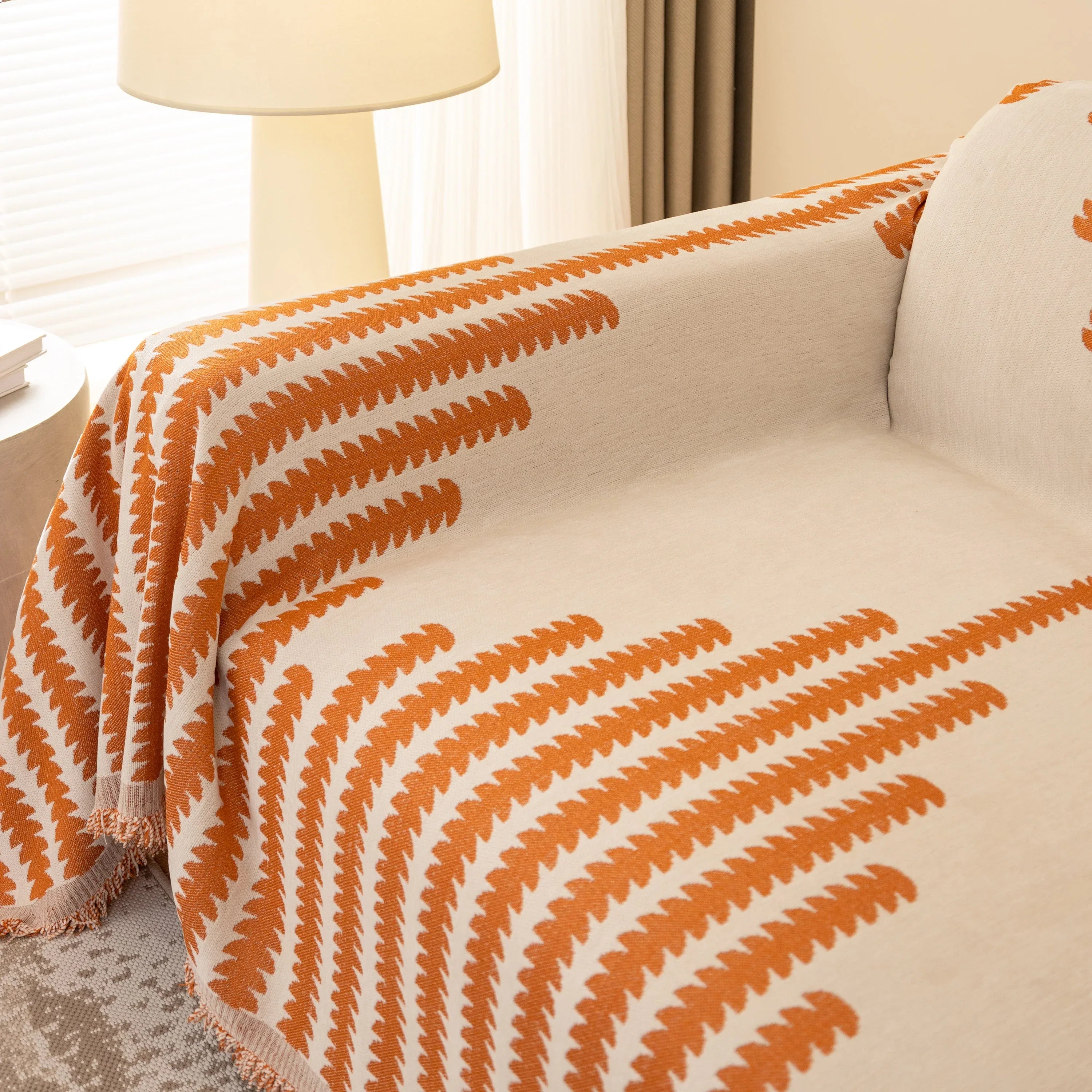 Soft Cozy Chenille Couch Cover Throws for Sofas, Couch Cover Blankets, Corner Sectional Couch Covers - TaroTextile