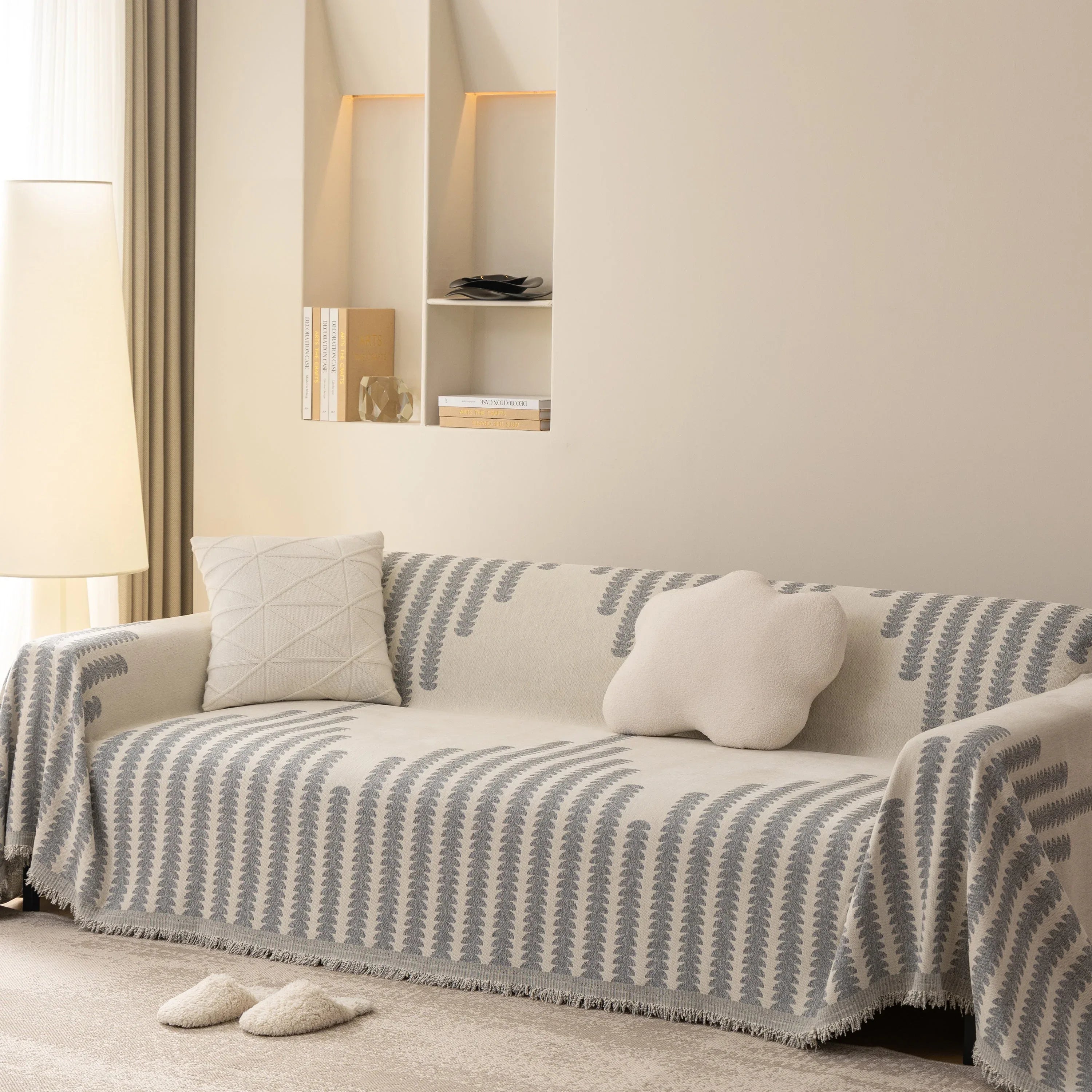 Soft Cozy Chenille Couch Cover Throws for Sofas, Couch Cover Blankets, Corner Sectional Couch Covers - TaroTextile