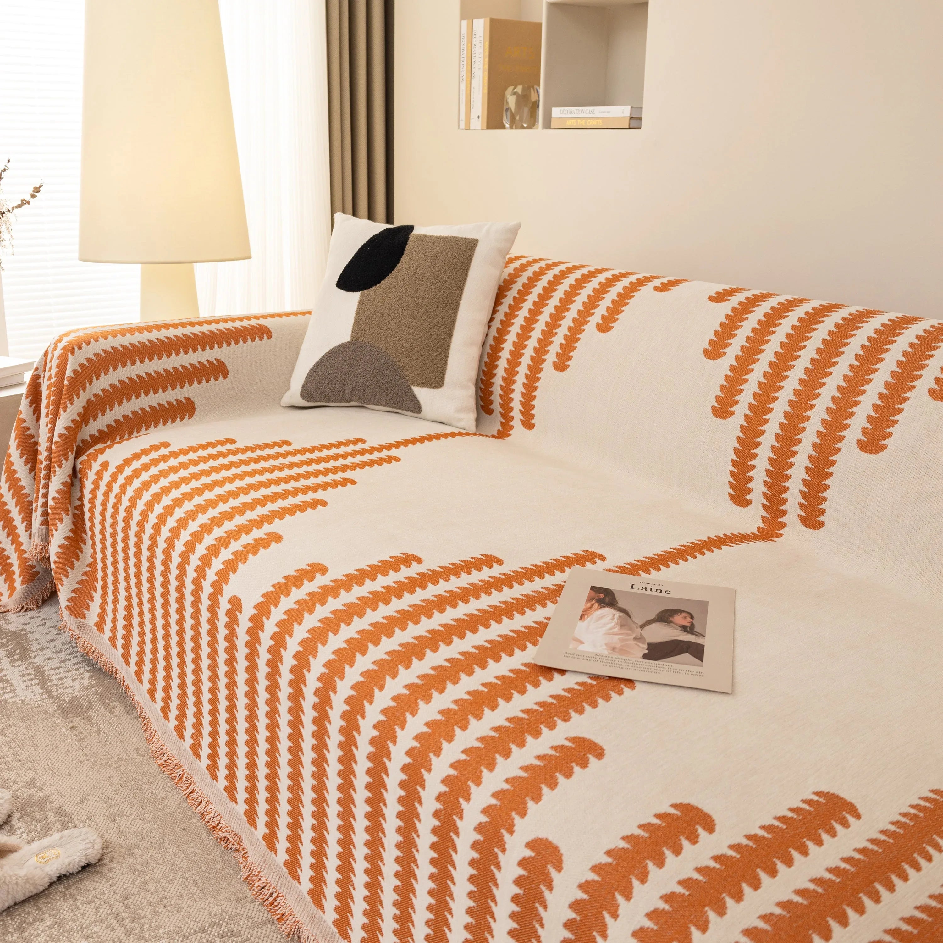 Soft Cozy Chenille Couch Cover Throws for Sofas, Couch Cover Blankets, Corner Sectional Couch Covers - TaroTextile