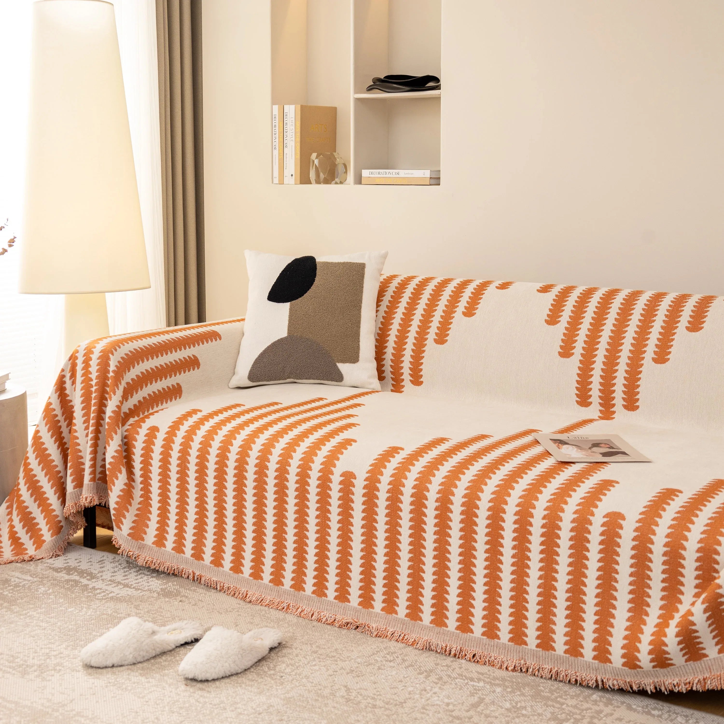 Soft Cozy Chenille Couch Cover Throws for Sofas, Couch Cover Blankets, Corner Sectional Couch Covers - TaroTextile