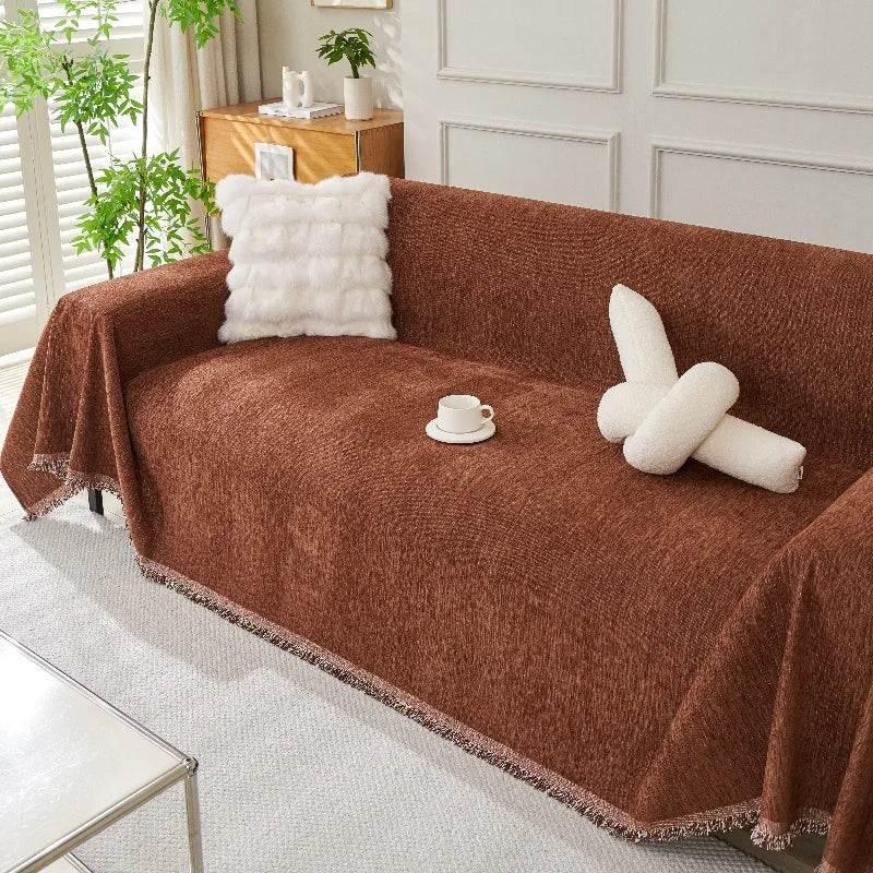 Soft Durable Sofa Covers for Dogs Chenille Cushion Couch Slipcovers - TaroTextile