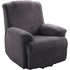 Soft Plush Velvet Recliner Chair Cover - Fleece Armchair Slipcover with Pocket - 4 Pieces Furniture Cover Protector for Reclining Chair - TaroTextile