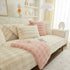 Soft Thick Faux Fur Sofa Cover Stripe Fluffy Fuzzy Non-Slip Washable Couch Covers - TaroTextile