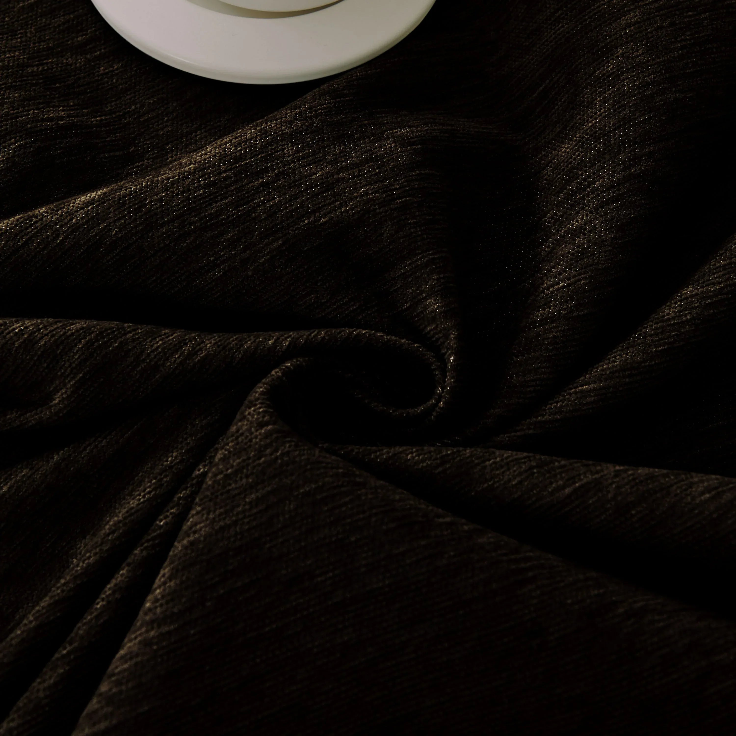 Solid Color Chenille Sofa Throw Blanket, Soft & Plush Decorative Couch Throw Cover - TaroTextile