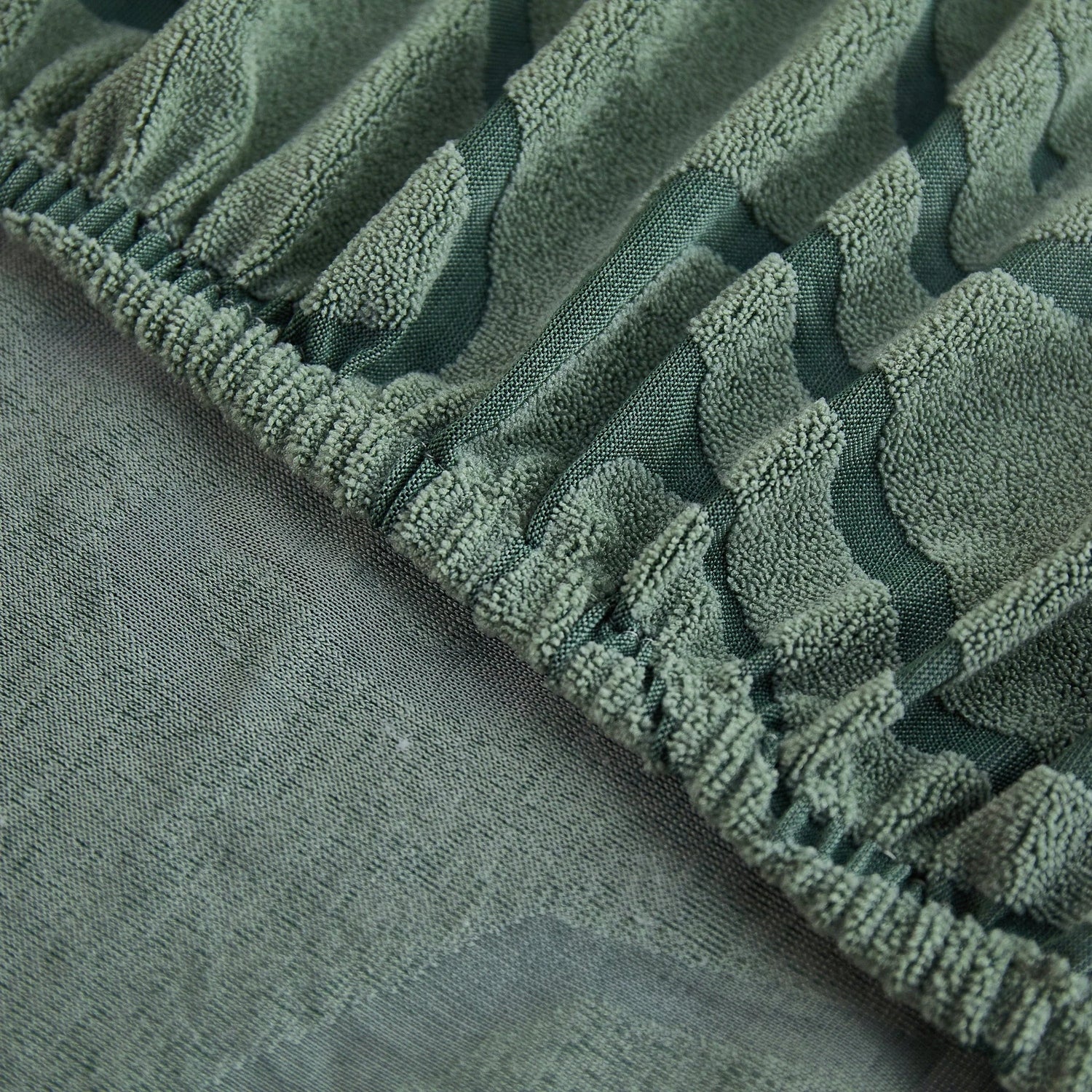 Starry Sky Jacquard Fleece Stretchable Non-Slip Cushion Covers Furniture Covers for L-Shaped Couch - TaroTextile