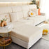 Stretch Jacquard Fleece Settee Cushion Covers, Stylish Non Slip Couch Cushion Covers for Sectional Sofas - TaroTextile