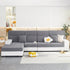 Stretch Jacquard Fleece Settee Cushion Covers, Stylish Non Slip Couch Cushion Covers for Sectional Sofas - TaroTextile