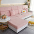 Stretch Jacquard Fleece Settee Cushion Covers, Stylish Non Slip Couch Cushion Covers for Sectional Sofas - TaroTextile