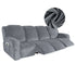 Elastic Recliner Sofa Cover in Velvet Fabric - Fits 1/2/3/4 Seats - Ideal for Lazy Boy Recliner Chairs - TaroTextile