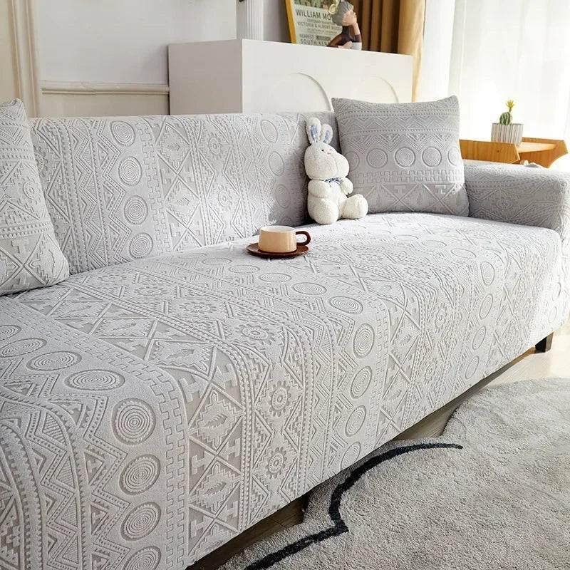 Stretchy Corner Sofa Cover Universal Couch Chair Cover Anti-scratch Slipcover - TaroTextile