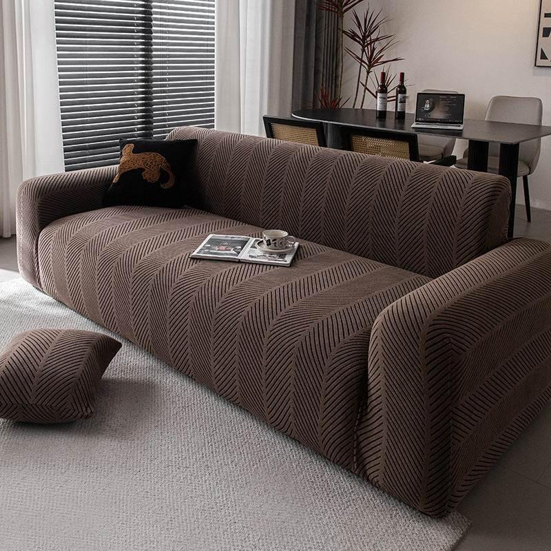 Stretchy Cozy Sofa Slipcover Durable L-Shaped Sofa Covers Cushion Protector - TaroTextile