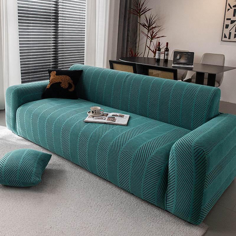 Stretchy Cozy Sofa Slipcover Durable L-Shaped Sofa Covers Cushion Protector - TaroTextile
