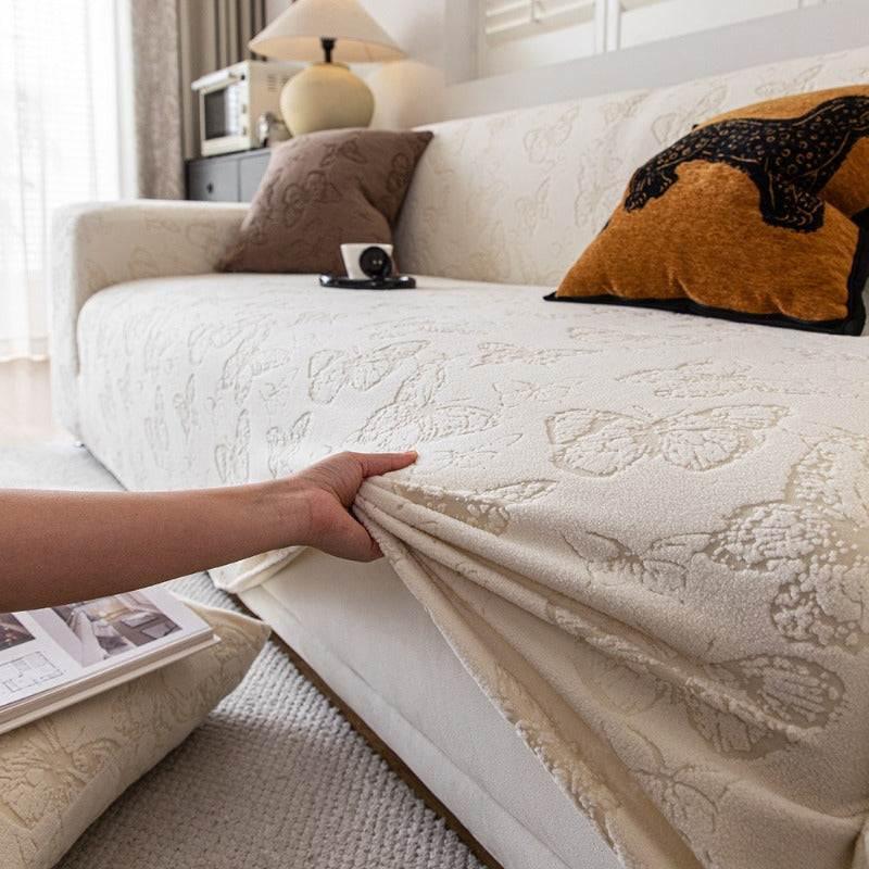 Stretchy Cozy Sofa Slipcover Elastic Sofa Covers Seats Couch Cover - TaroTextile