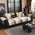 Striped Colorblock Non-Slip Sectional Couch Covers, Chenille Sofa Protector Cover - TaroTextile