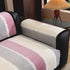 Striped Colorblock Non-Slip Sectional Couch Covers, Chenille Sofa Protector Cover - TaroTextile