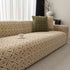 3D Jacquard Geometric Sofa Cover, High Stretch Soft Polar Fleece Slipcover for Couch