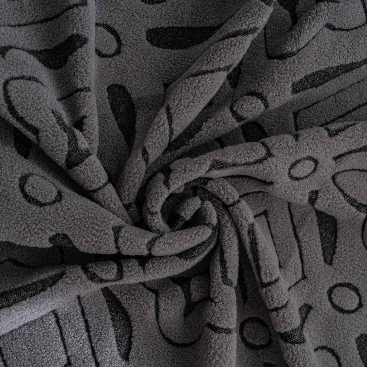 3D Jacquard Geometric Sofa Cover, High Stretch Soft Polar Fleece Slipcover for Couch