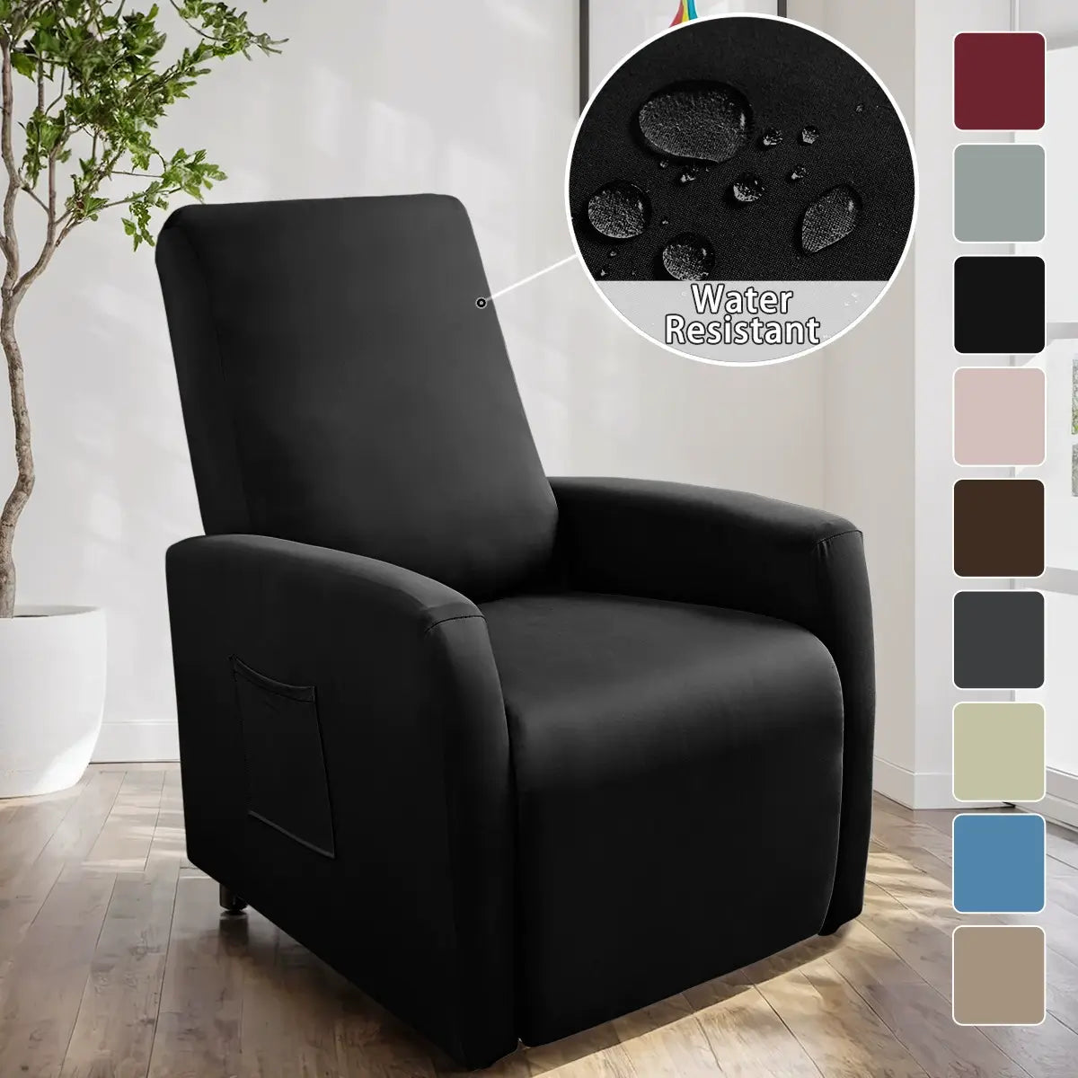 TaroTextile Milk Silk Recliner Slipcover 