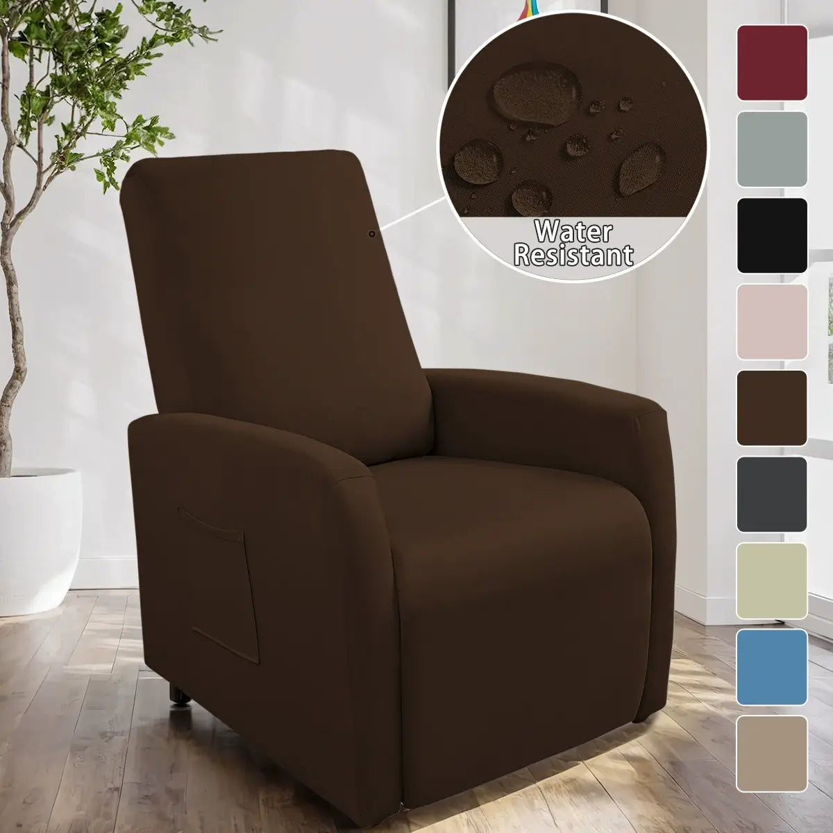 TaroTextile Milk Silk Recliner Slipcover 