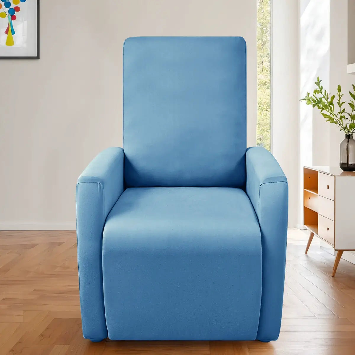 TaroTextile Milk Silk Recliner Slipcover 