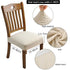 TaroTextile Stretch Dining Chair Slipcovers - Set of 4/6 | Spill Resistant Kitchen Chair Covers