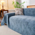 Reversible Chenille Throw Blanket - Pet-Friendly Couch Cover Machine Washable Sofa Slipcover