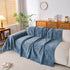 Reversible Chenille Throw Blanket - Pet-Friendly Couch Cover Machine Washable Sofa Slipcover