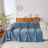 Reversible Chenille Throw Blanket - Pet-Friendly Couch Cover Machine Washable Sofa Slipcover