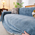 Reversible Chenille Throw Blanket - Pet-Friendly Couch Cover Machine Washable Sofa Slipcover