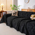 Reversible Chenille Throw Blanket - Pet-Friendly Couch Cover Machine Washable Sofa Slipcover