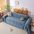 Reversible Chenille Throw Blanket - Pet-Friendly Couch Cover Machine Washable Sofa Slipcover