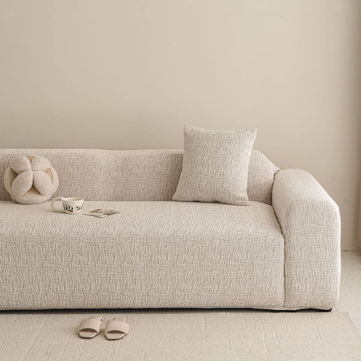 TaroTextile high stretch washable sofa slipcover for couch