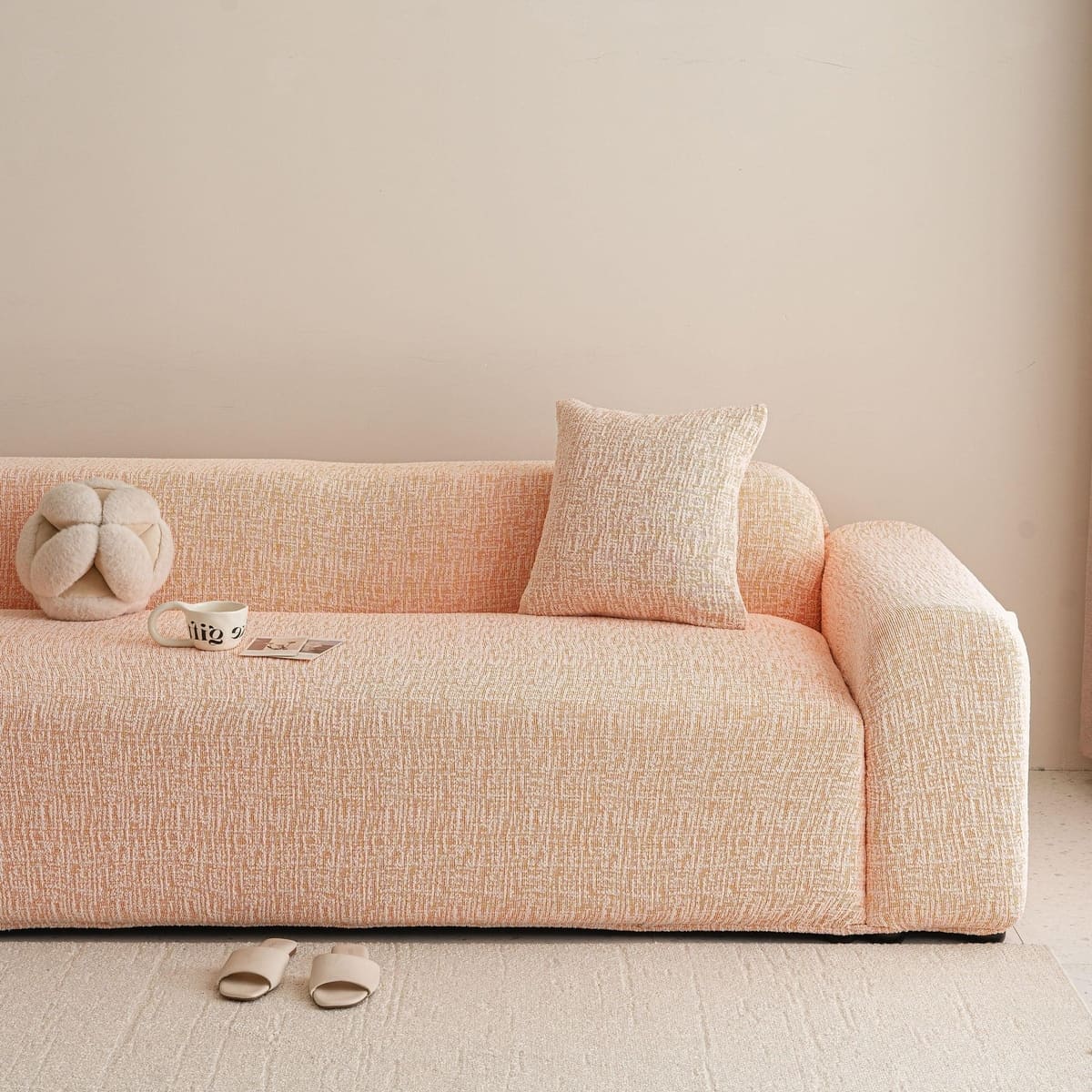 TaroTextile high stretch washable sofa slipcover for couch