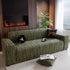 High Stretch Couch Slipcover with Abstract Stripe, Washable Non-Slip Cover for Dogs