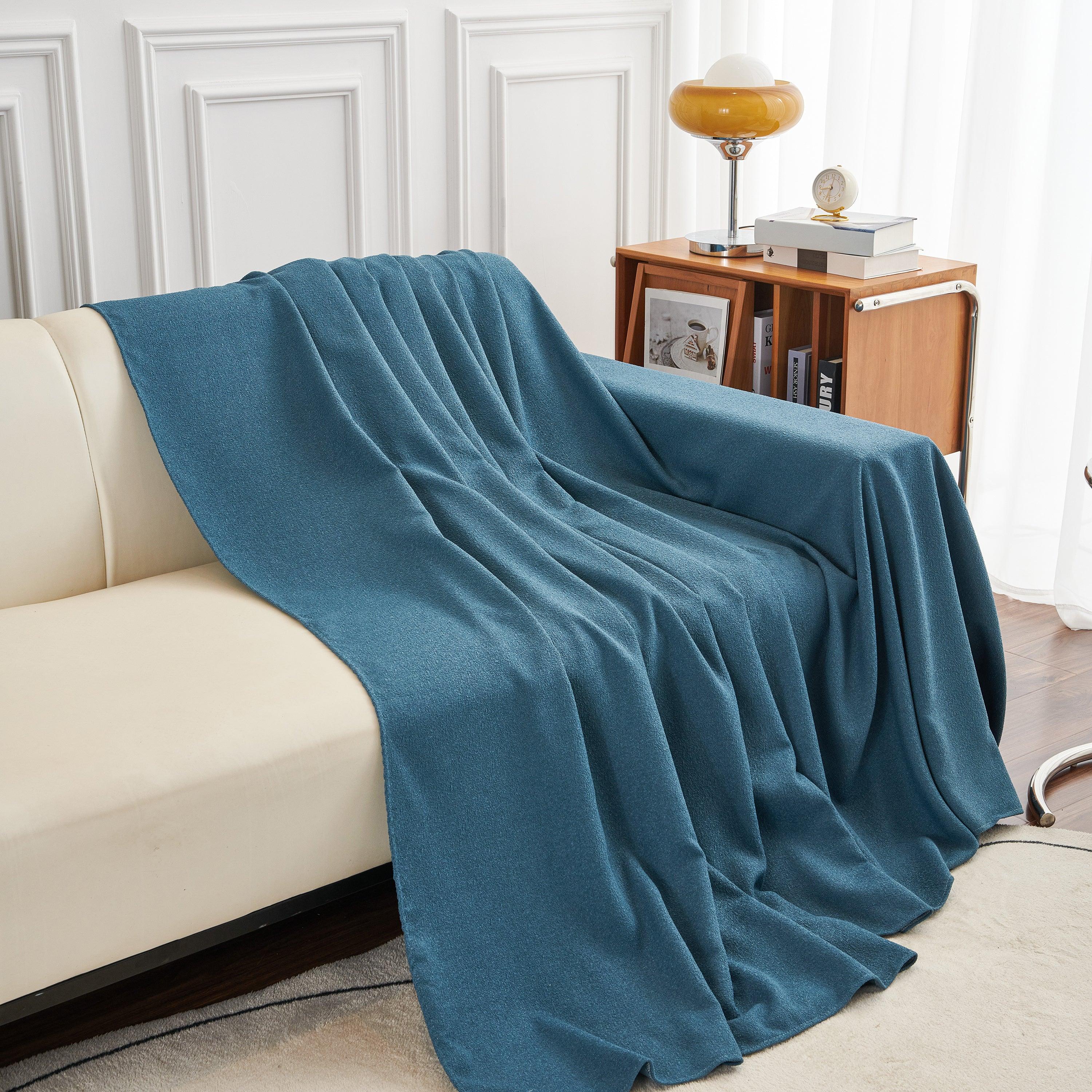 Teddy Throw Blanket and Stylish Slipcover for Couch, Waterproof Sofa Cover for Pets - TaroTextile