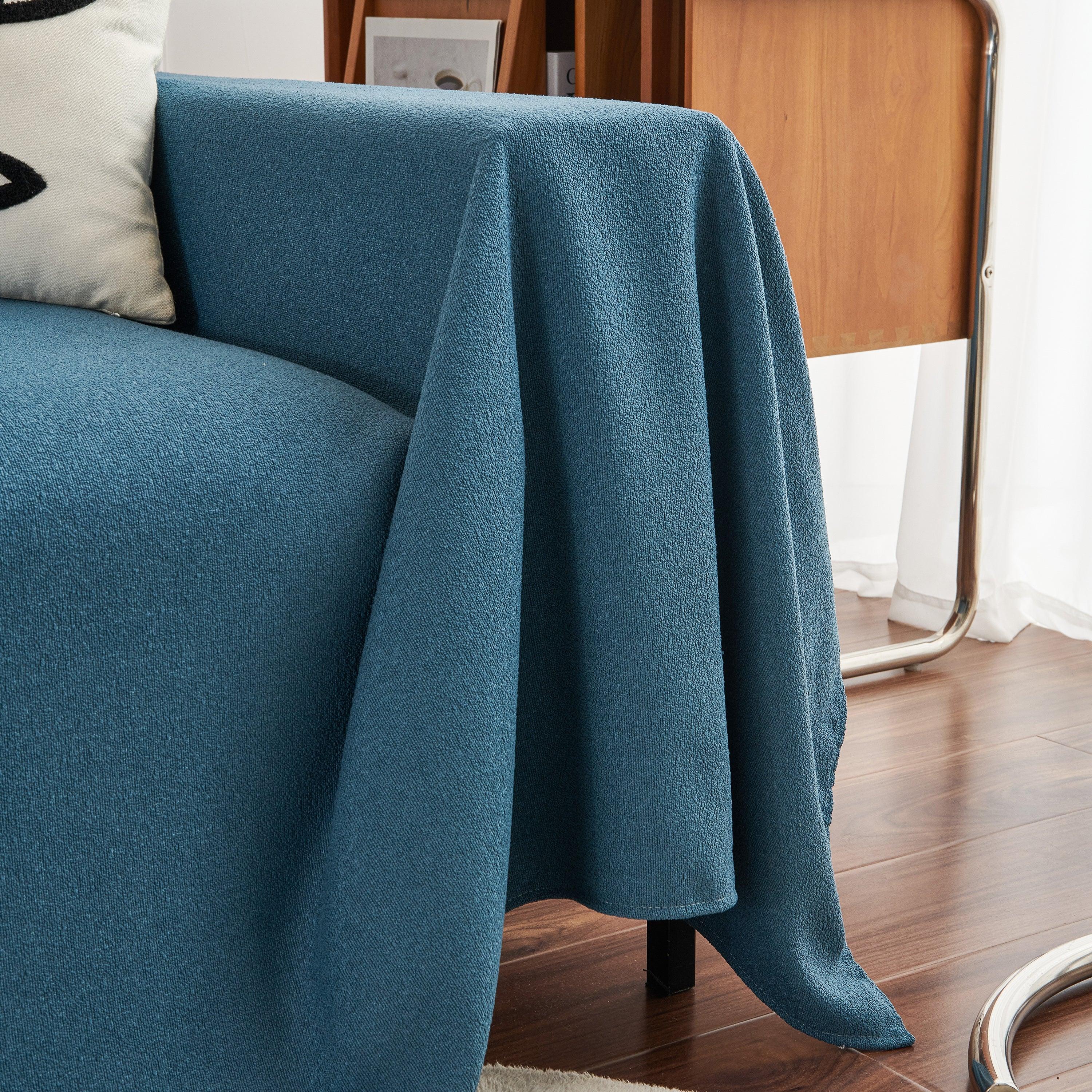 Teddy Throw Blanket and Stylish Slipcover for Couch, Waterproof Sofa Cover for Pets - TaroTextile