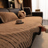 Textured Sofa Seat Cover with Wave Edge – Non-Slip, Washable Couch Throw Protector - TaroTextile
