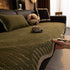 Textured Sofa Seat Cover with Wave Edge – Non-Slip, Washable Couch Throw Protector - TaroTextile