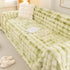 Thick Faux Fur Couch Cover Fluffy Fuzzy Warm Washable Furniture Protector for Kids Pets - TaroTextile